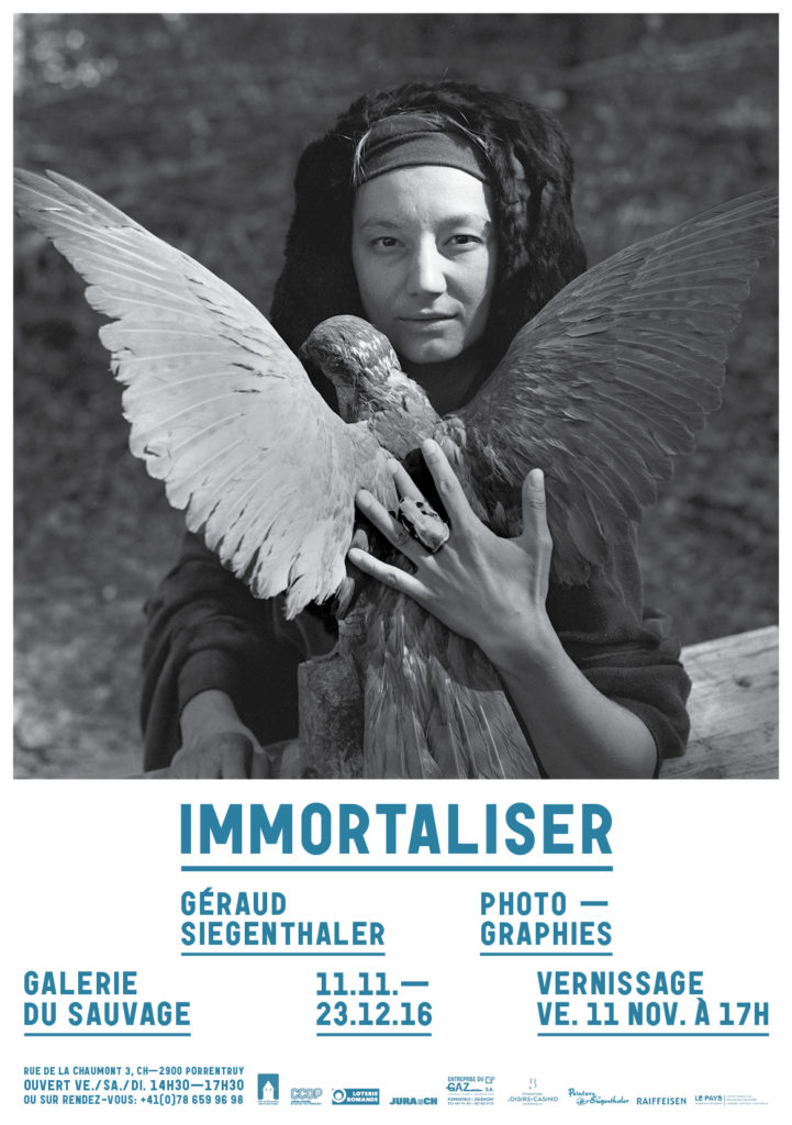 Immortaliser Flyer Rapace : Géraud Siegenthaler Exposition à la Galerie du Sauvage de Porrentruy novembre, décembre 2016