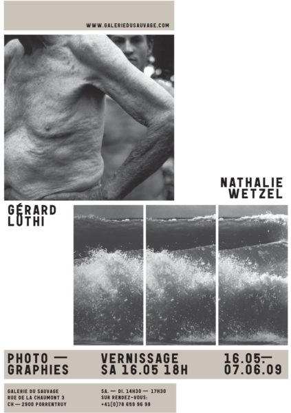 Gérard Lüthi & Nathalie Wetzel exposition de Gérard Lüthi, Nathalie Wetzel à la Galerie du Sauvage