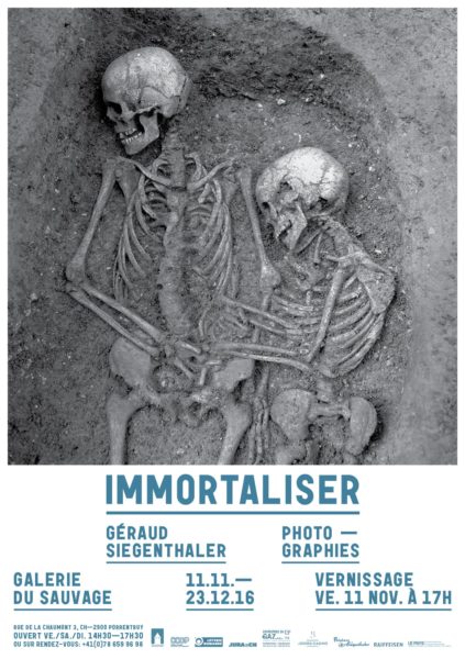 Immortaliser exposition de Géraud Siegenthaler à la Galerie du Sauvage