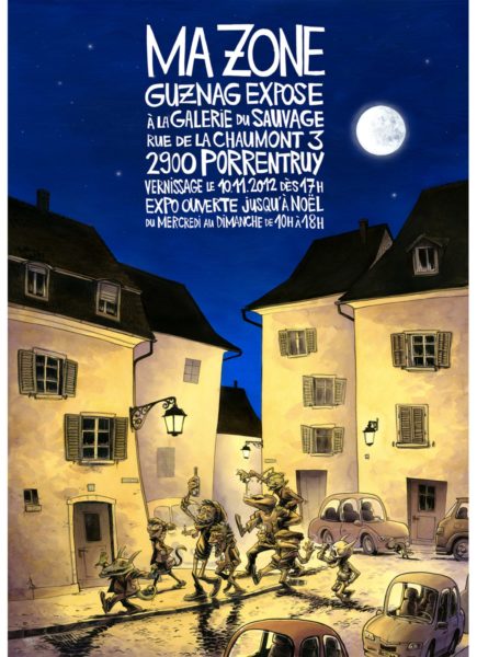 Ma Zone – Guznag exposition de Julien Schmidt (Guznag) à la Galerie du Sauvage