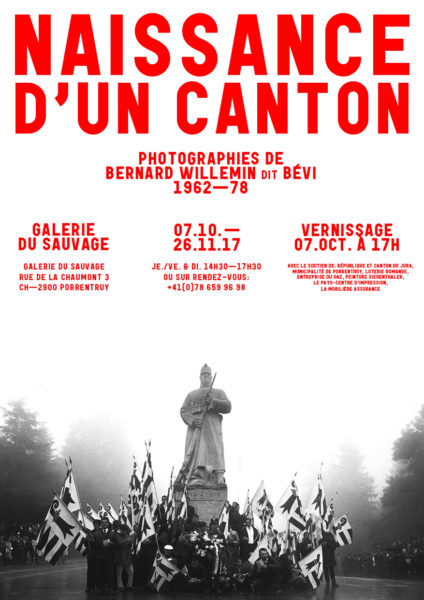 Naissance d’un Canton exposition de Bernard Willemin (Bévi) à la Galerie du Sauvage