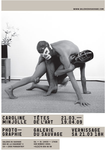 Têtes de l’Art (Caroline Minjolle) exposition de Caroline Minjolle à la Galerie du Sauvage
