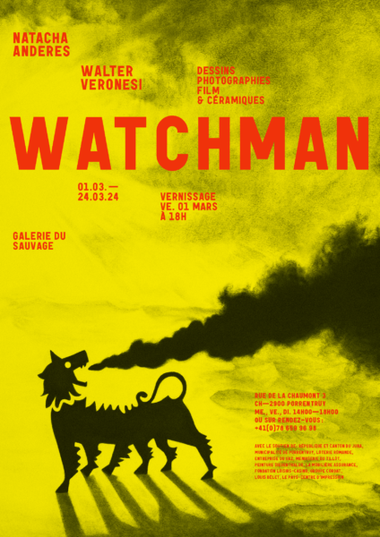 WATCHMAN exposition de Natacha Anderes, Walter Veronesi à la Galerie du Sauvage